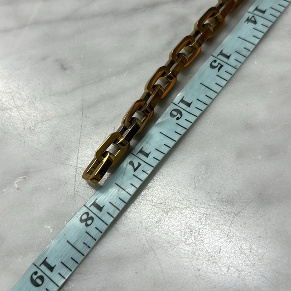 Eddie Borgo Supra Link Chain /necklace in Gold Bronze 17" Length - Picture 14 of 15